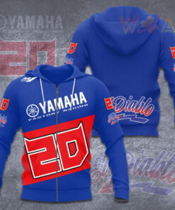 Yamaha Factory Racing 3D Apparels S6 Zip Hoodie