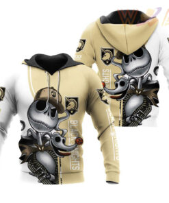 army black knights jack skellington and zero 3d hoodie