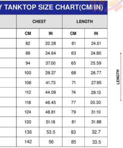 basketball jersey sizechart