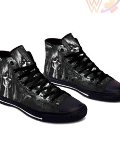 dont speak skull high top shoes