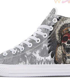 grey native chief high top canvas shoes