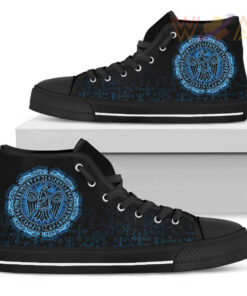 high top shoe raven celtic cyan
