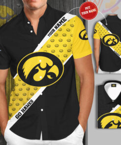 iowa hawkeyes 3d short sleeve dress shirt 03