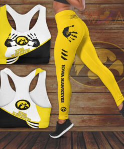 iowa hawkeyes hollow tank top bra sports