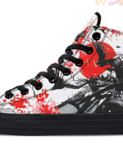 japanese samurai and mountain high top canvas shoes