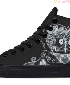 love you after death high top canvas shoes