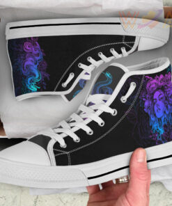 medusa mythical high top shoes snake and roses lt7