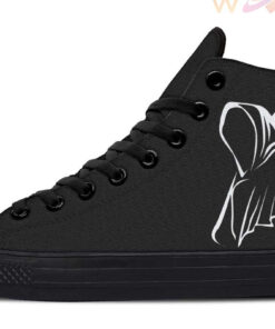 no face grim reaper high top canvas shoes