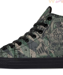 no pain camo beast high top canvas shoes
