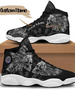 personalized name skull butterfly 13 sneakers xiii shoes