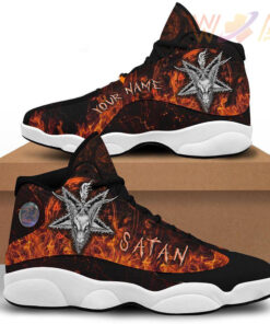 personalized name skull viking satan 13 sneakers xiii shoes