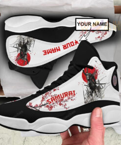 personalized samurai warrior jd13 sneakers