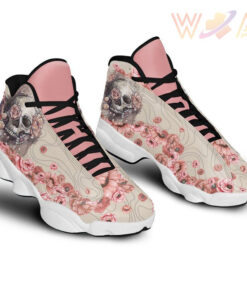 skull flower pattern 13 sneakers xiii shoes