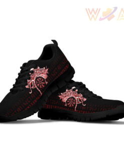 sneakers raven tattoo and vegvisir red a31