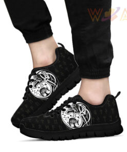 sneakers skoll and hati rune tattoo a31