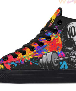 splat no pain high top canvas shoes