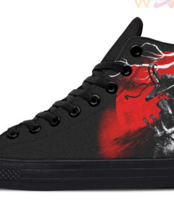 swordsman high top canvas shoes