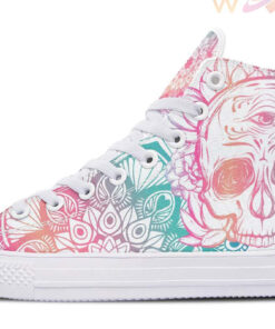 the eye skull cranium high top canvas shoes