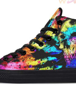 tie dye is awesome high top canvas shoes
