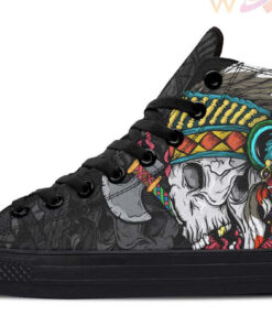 tomahawk warrior high top canvas shoes