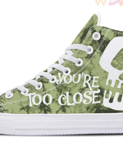 too close tie dye high top canvas shoes