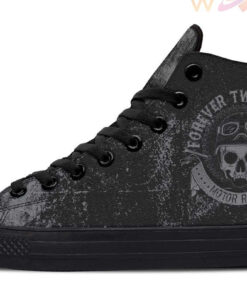 two wheels high top canvas shoes