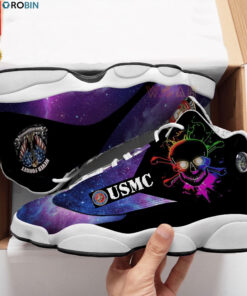 us marine corps veteran skull air jordan 13 sneakers jd13 shoes