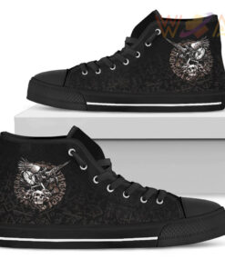 warrior tattoo odin high top shoe