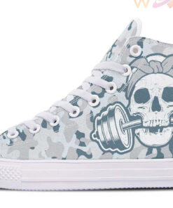 winter camo lifter high top canvas shoes